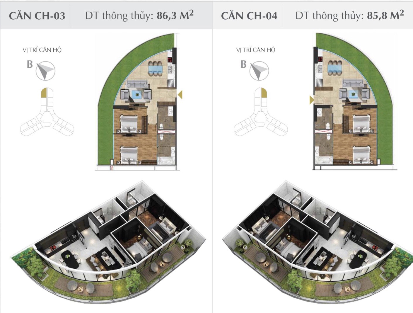 Thiết kê căn hộ Sunshine Diamond River Quận 7