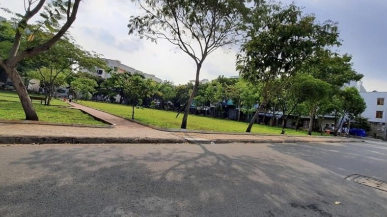 Công viên sát bên dự án căn hộ Khang Điền Bình Tân hiện hữu.