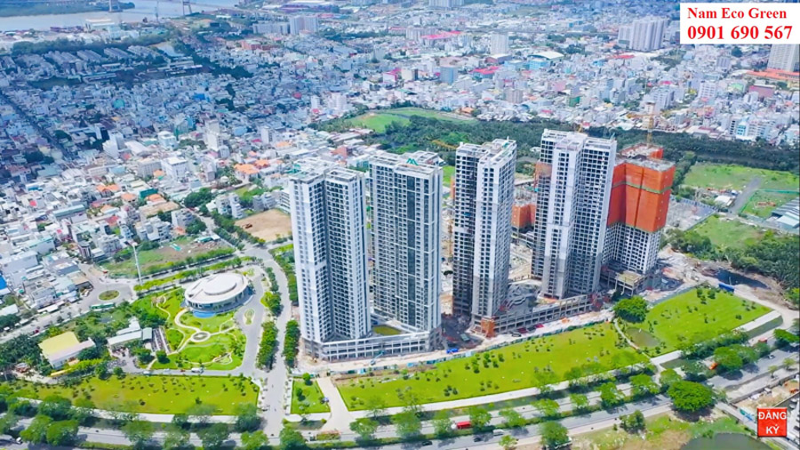 Tiến độ cập nhật tháng 6 năm 2020 căn hộ Eco Green Saigon.