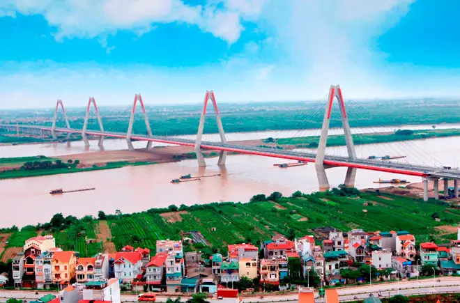 Cầu Tứ Liên với sứ mệnh nối liền đôi bờ sông Hồng