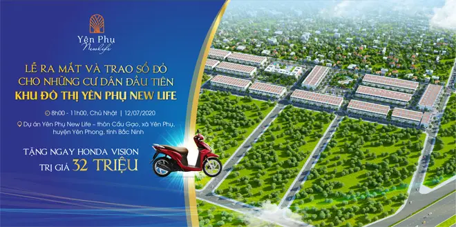Ra mắt dự án đất nền Yên Phụ New Life ngày 12/7 – khu đất nền mới nổi...
