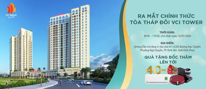 Chính thức ra mắt tòa tháp đôi VCI Tower ngày 12/7