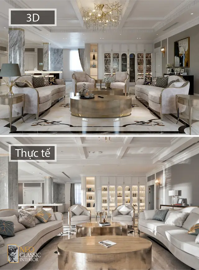 Penthouse Long An và thiết kế Tân cổ điển đẳng cấp hoàng gia