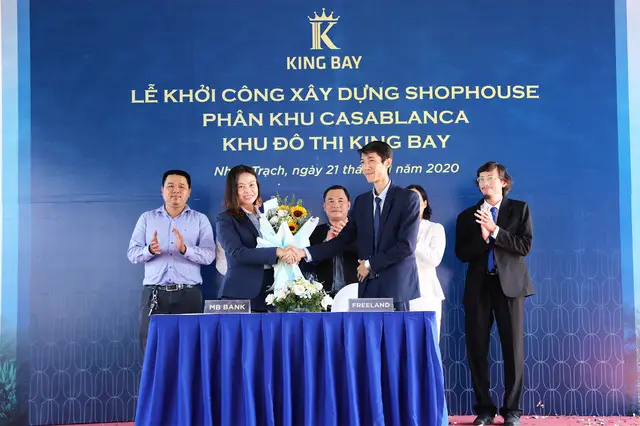 Lễ khởi công xây dựng 184 căn shophouse đầu tiên tại Khu đô thị King Bay