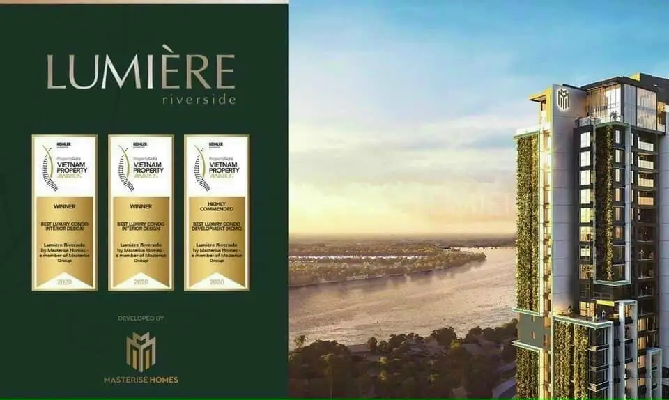 Các giải thưởng mà căn hộ Lumiere Riverside Quận 2 đã đạt được. Các giải thưởng mà căn hộ Lumiere Riverside Quận 2 đã đạt được.