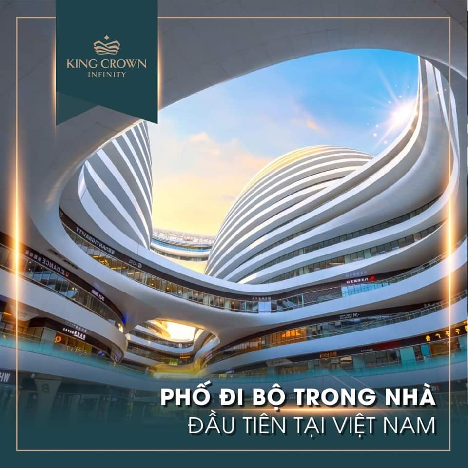 Phố đi bộ trong nhà đầu tiên tại Việt Nam chỉ có ở King Crown Infinity Thủ Đức