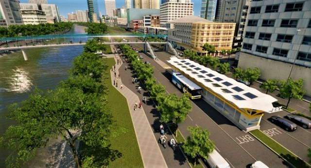 Con đường đầu tiên làm tuyến xe buýt BRT trị giá gần 3.300 tỷ đồng tại TP.HCM