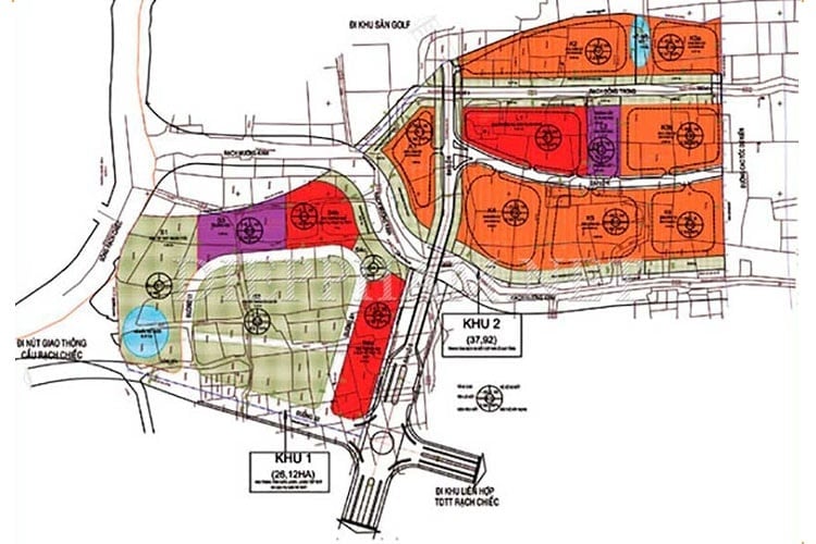 Bản đồ quy hoạch dự án căn hộ Saigon Sports City Quận 2