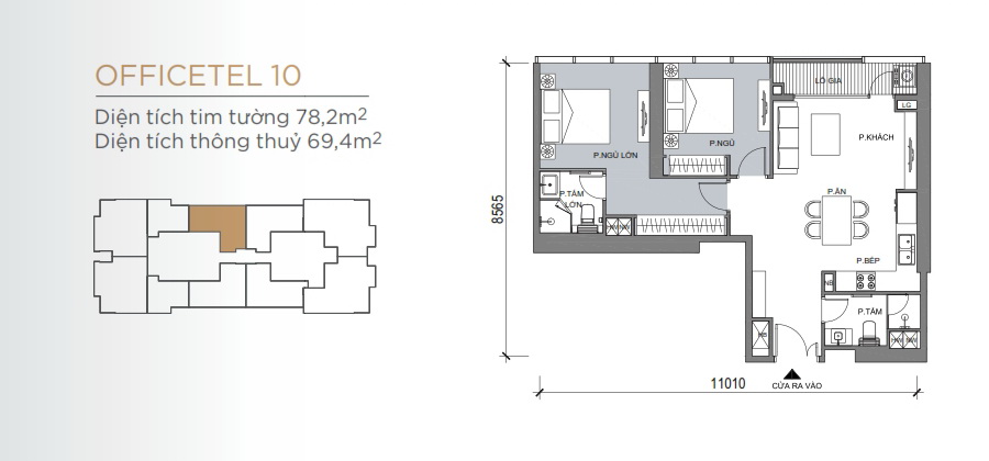 Thiết kế mẫu số 10 căn hộ Grand Marina Saigon Quận 1