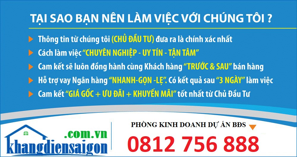 Tại sao nên làm việc với chúng tôi Khang Điền Sài Gòn