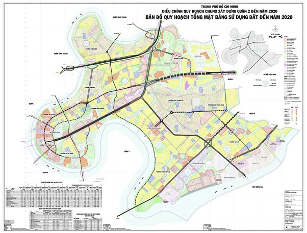 Quy hoạch xây dựng quận 2 thành phố mới Thủ Đức