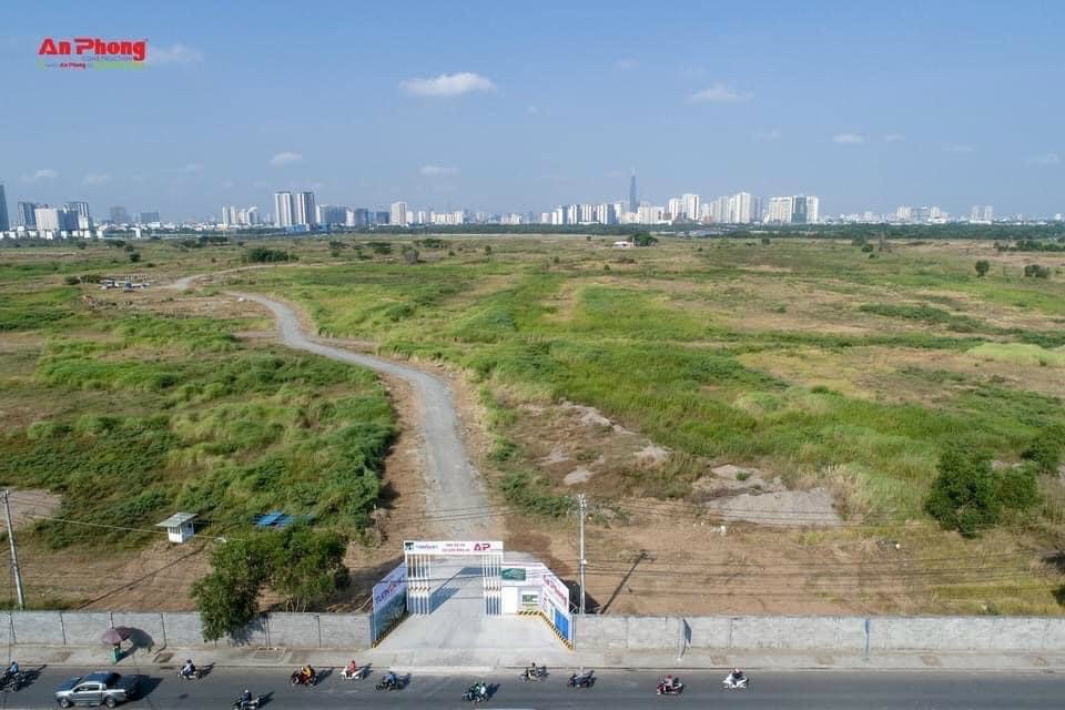 Quỹ đất đã san lấp mặt bằng xong của dự án căn hộ nhà phố biệt thự Him Lam City