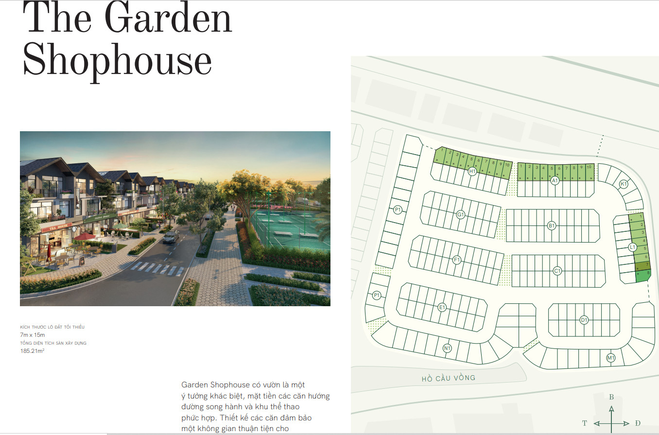 dự án ID Junction Long Thành Đồng Nai Mẫu Nhà The Garden Shophouse