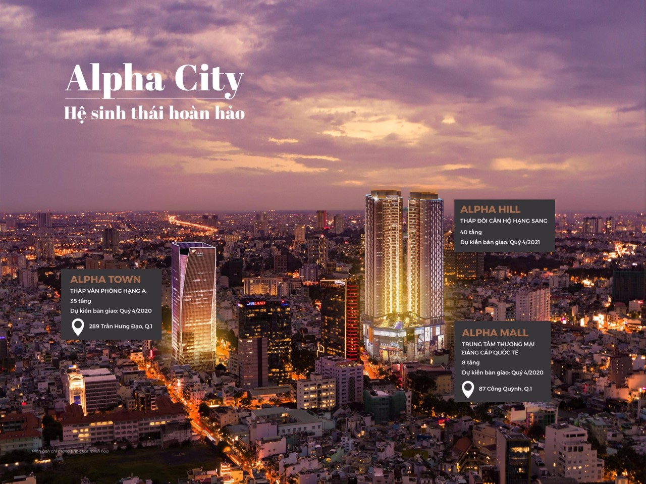 Dự án căn hộ Alpha City chủ đầu tư Alpha King