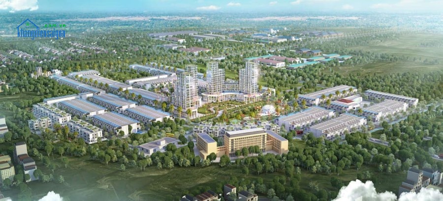 Phối cảnh tổng thể dự án nhà phố TNR Grand Long Khánh Đồng Nai