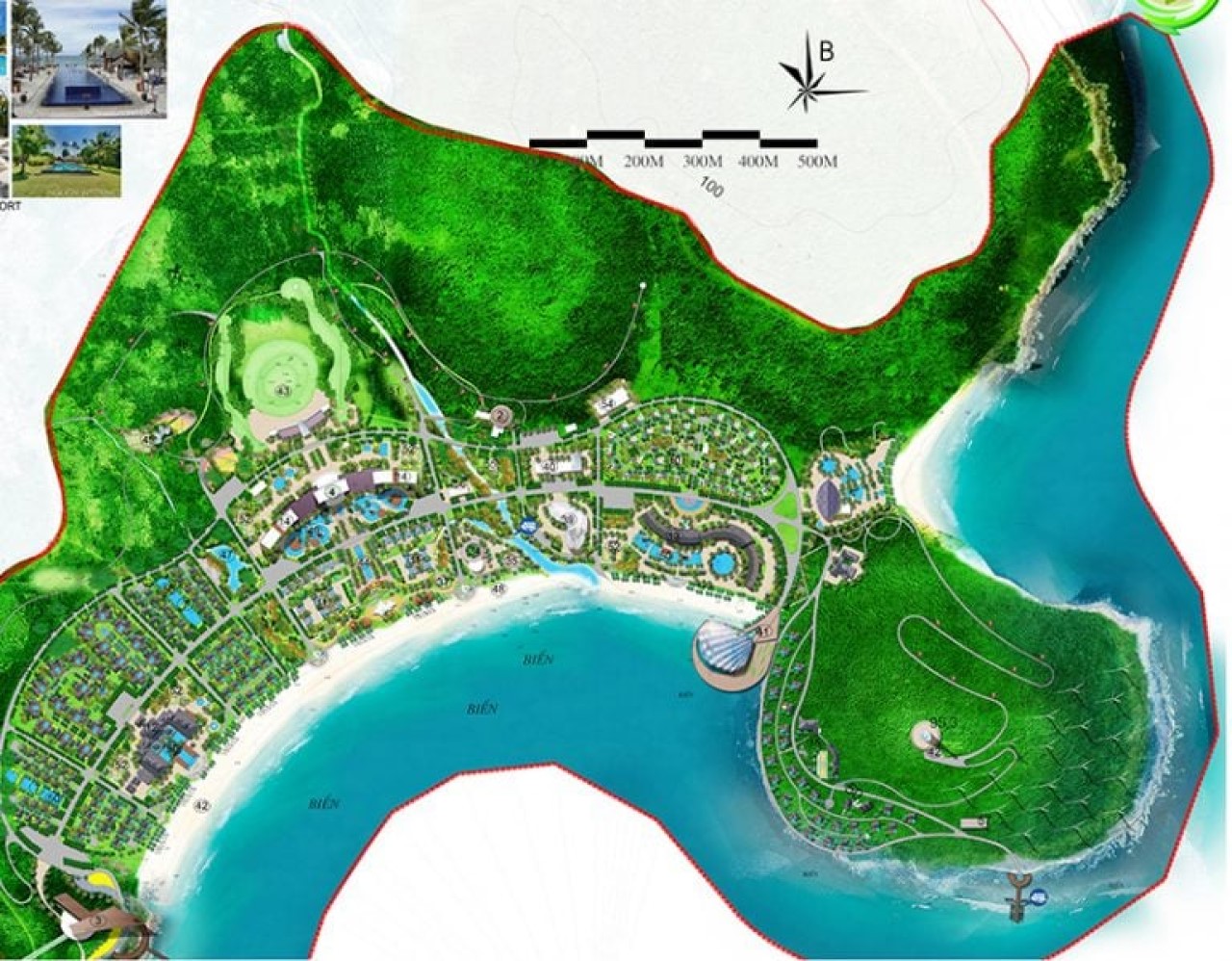 Mặt bằng tổng thể dự án Vinhomes Haven Bay Làng Vân Đà Nẵng