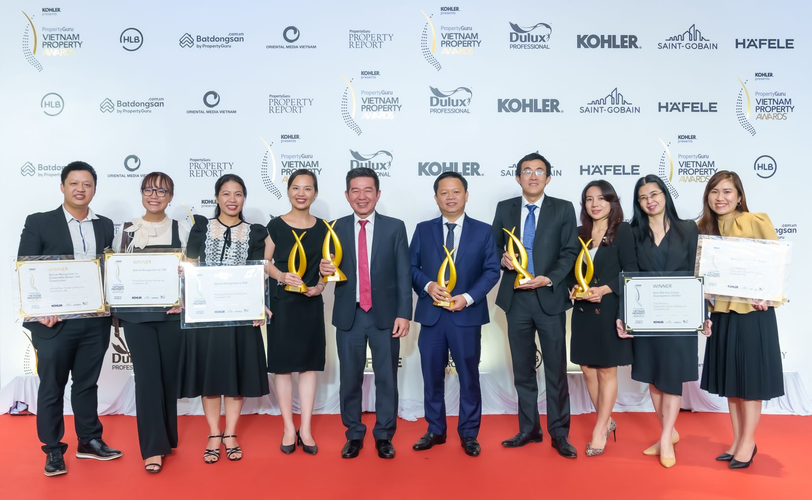 Khang Điền chiến thắng nhiều hạng mục quan trọng của Giải thưởng VPA 2022