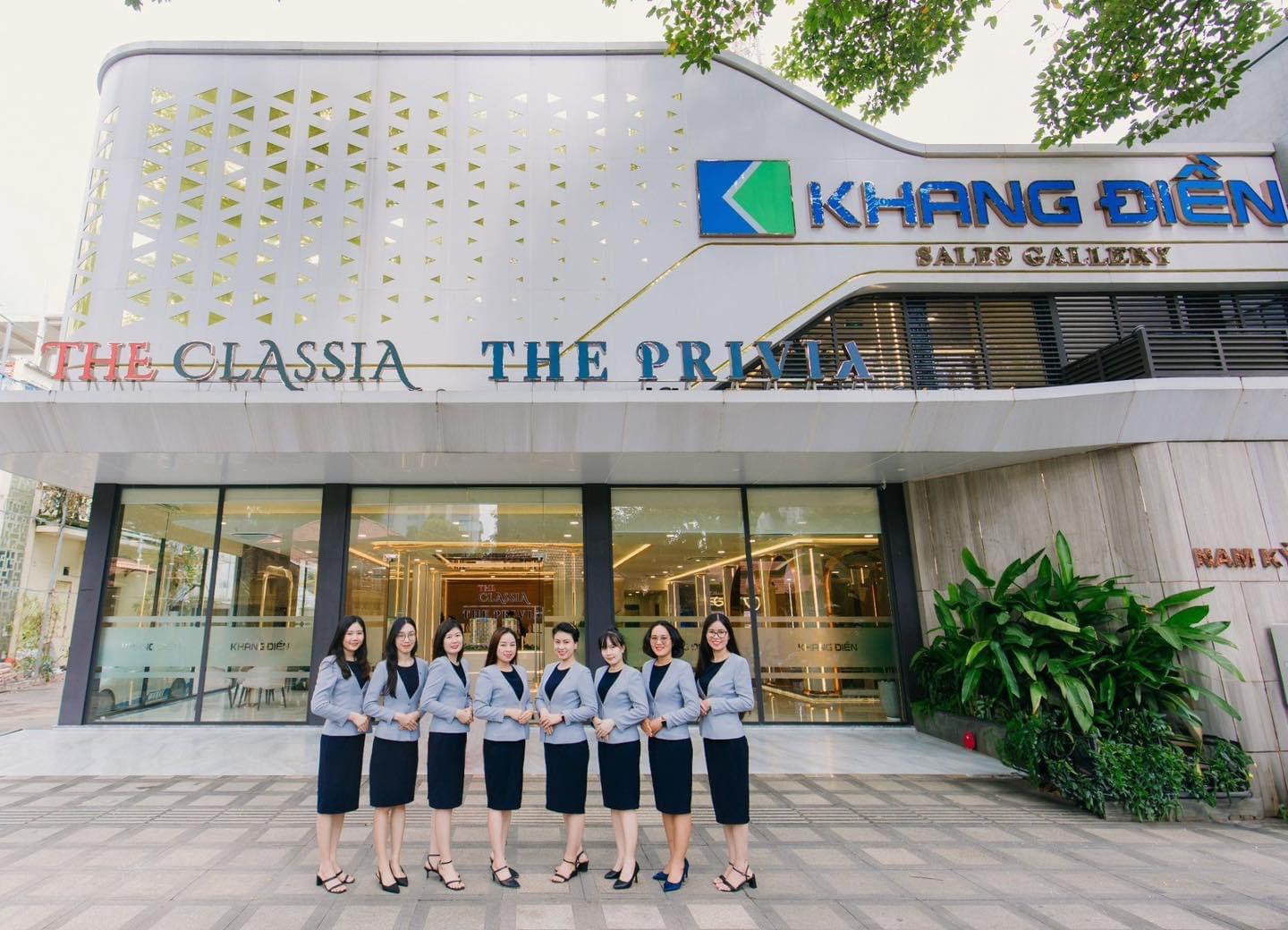 Văn phòng bán hàng và nhà mẫu dự án căn hộ The Privia Khang Điền Bình Tân tọa lạc tại 208 Nam Kỳ Khởi Nghĩa Quận 3 HCM