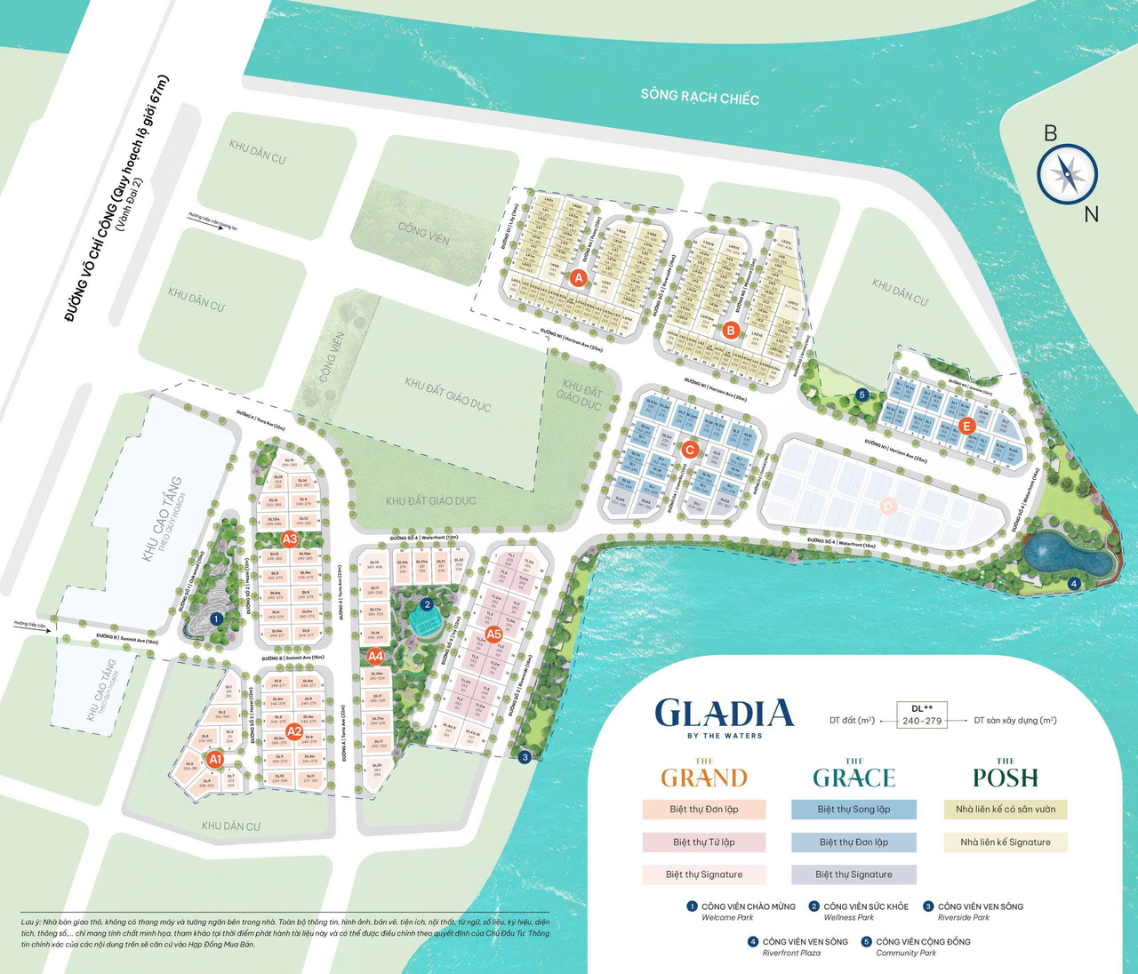Mặt bằng thiết kế dự án Gladia Khang Điền Quận 2 tp Thủ Đức HCM