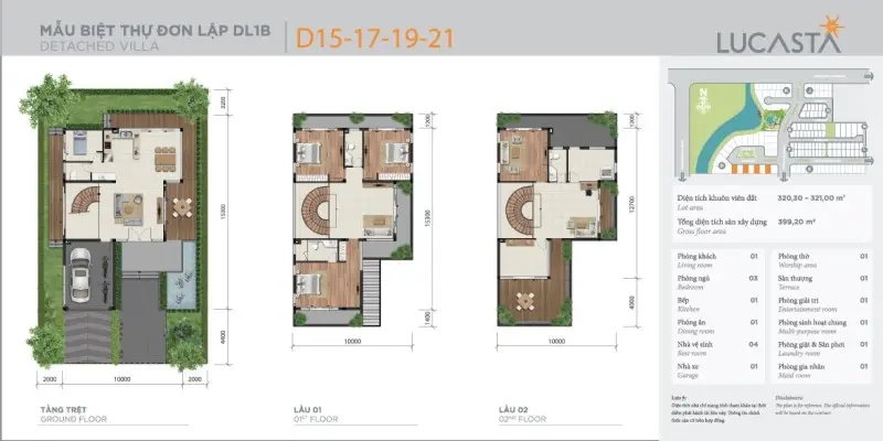 Mẫu thiết kế biệt thự Đơn Lập Lucasta Villa Khang Điền