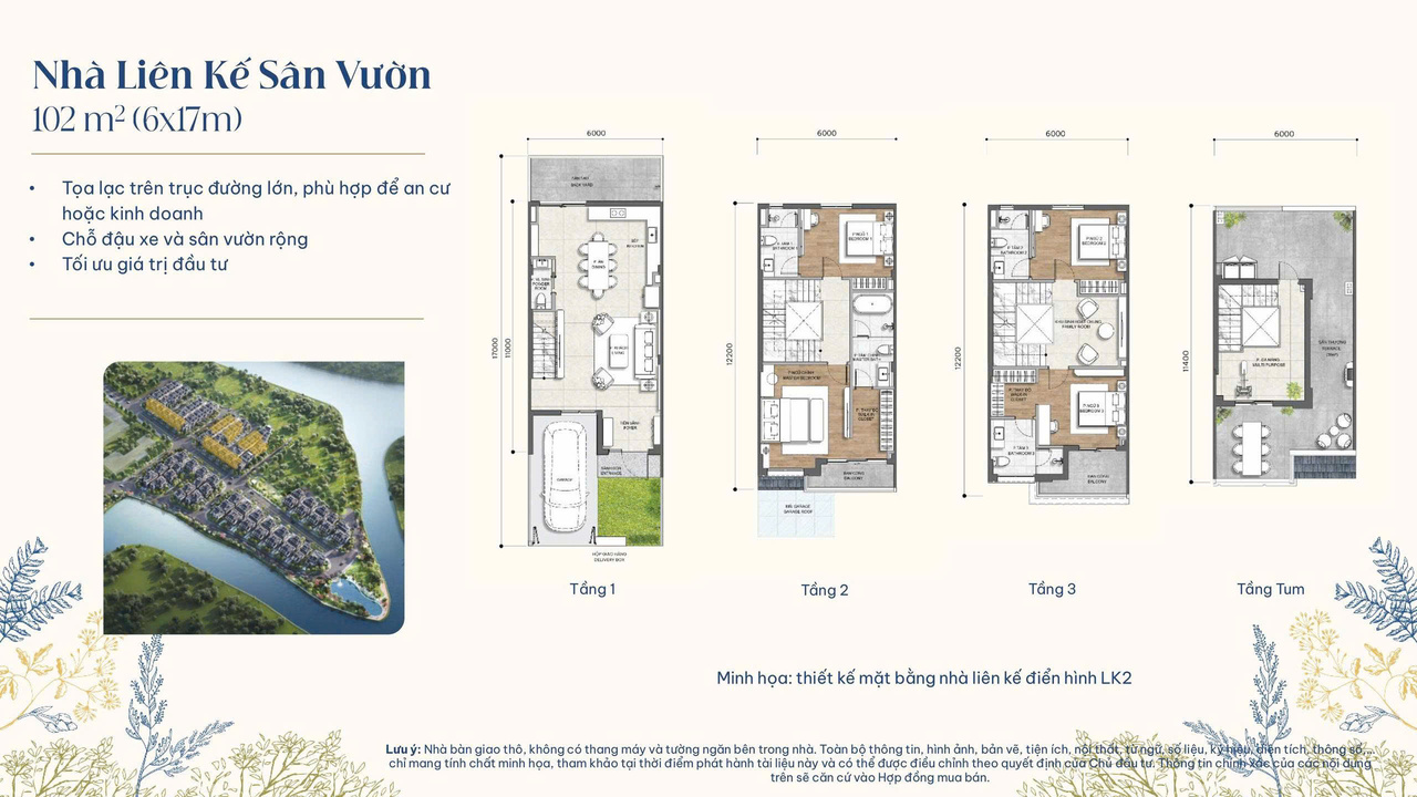 Thiết kế nhà phố Gladia Khang Điền Quận 2 tp Thủ Đức HCM