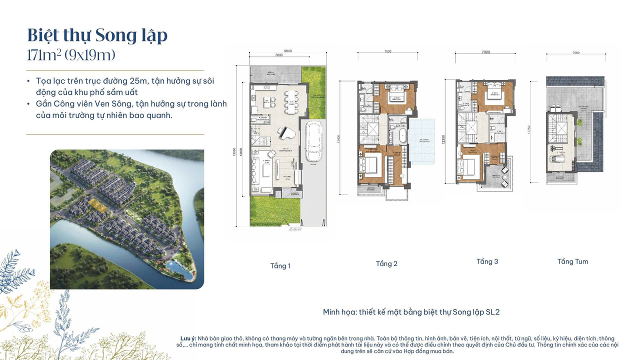 thiết kế biệt thự đơn lập Gladia Khang Điền Quận 2 tp Thủ Đức HCM
