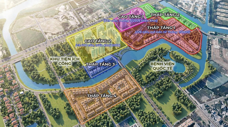 Mặt bằng Gladia Khang Điền Quận 2 HCM