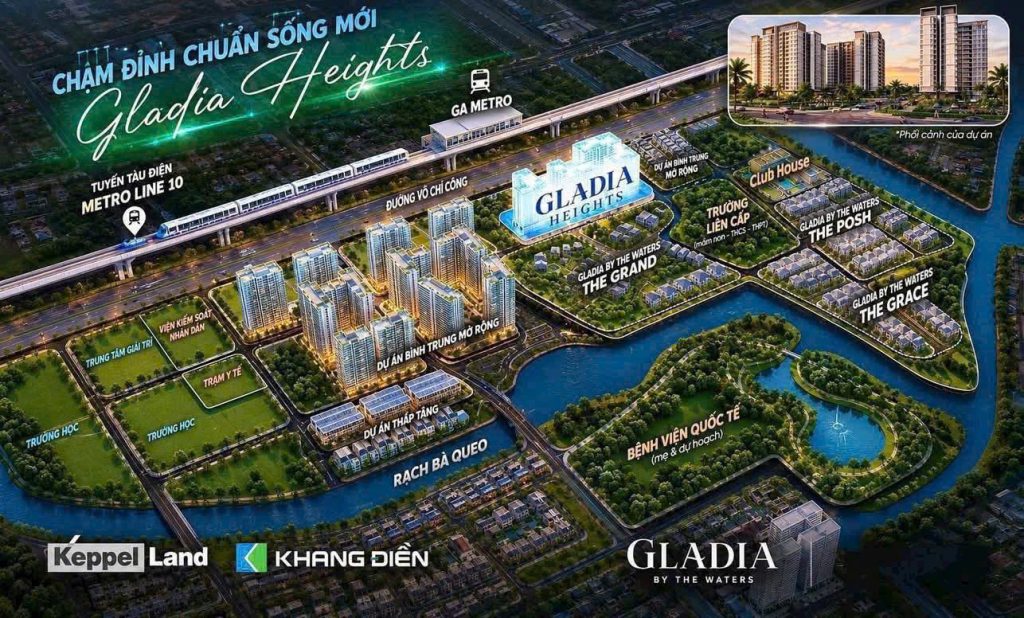Phối cảnh căn hộ Gladia Khang Điền Quận 2 HCM. Dự án đang trong giai đoạn chuẩn bị mở bán dự kiến tháng 8/2026 Phối cảnh căn hộ Gladia Khang Điền Quận 2 HCM. Dự án đang trong giai đoạn chuẩn bị mở bán dự kiến tháng 8/2026