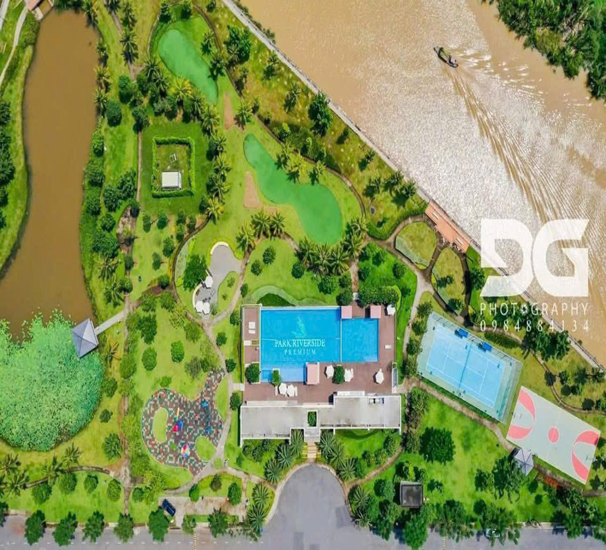 Công viên view sông tại dự án Park Riverside Quận 9 chủ đầu tư MIK Group